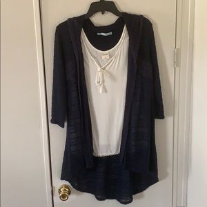 Navy Cardigan